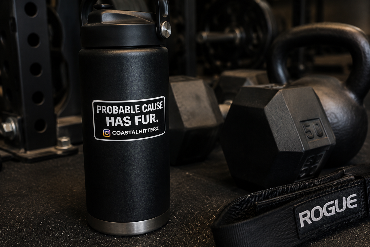 Probable Cause has Fur Sticker (3in x 1.5in)